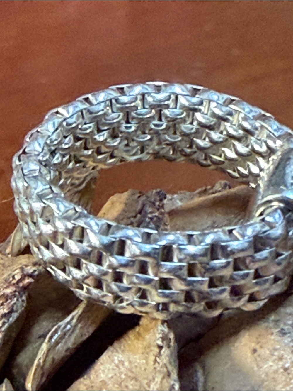 SILPADA R2980 stretch Sterling ring M - Picture 3 of 7